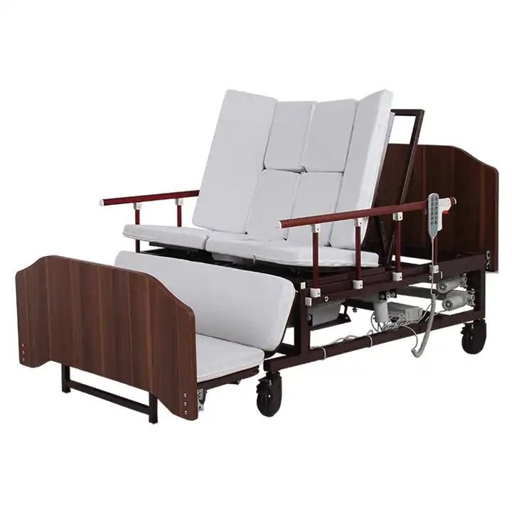 giường y tế, giường y tế chỉnh điện 2 chức năng, giường nâng hạ lưng và chân